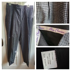 Men's trousers. Grey and black houndstooth pattern. 33x30.